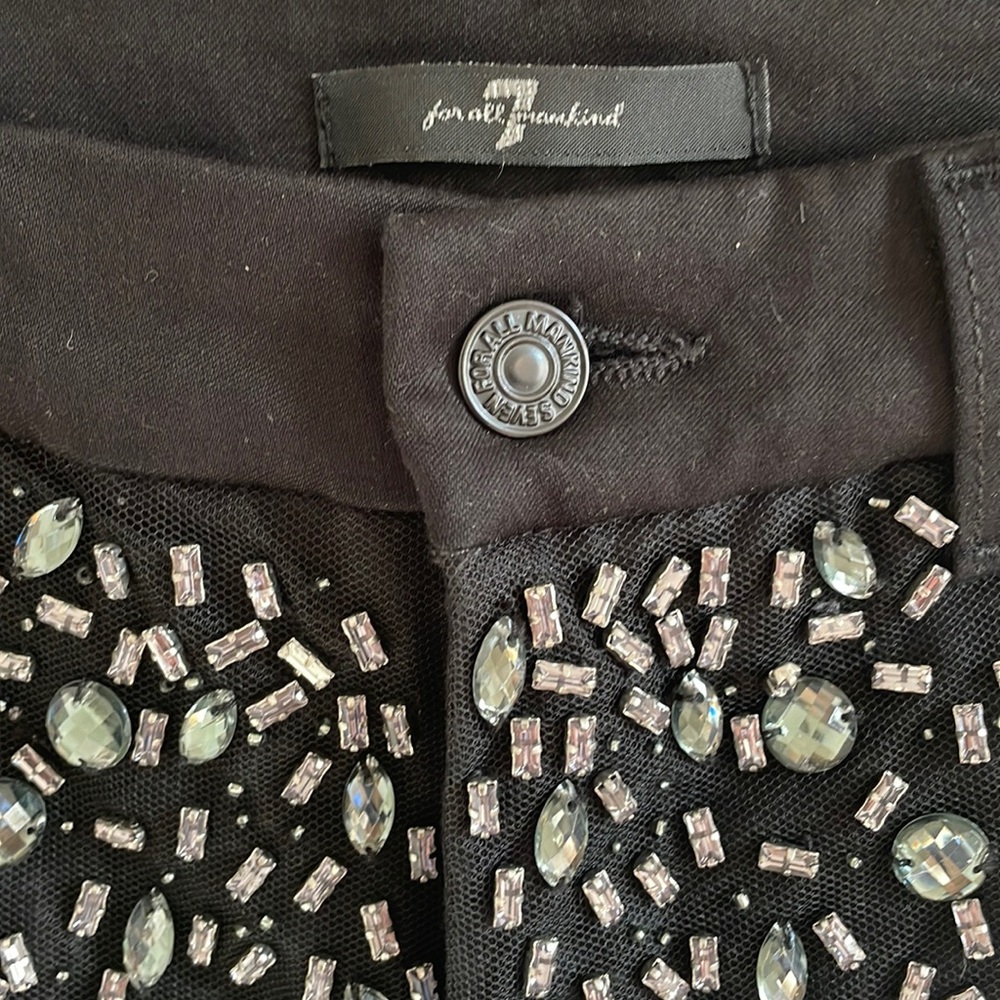 Clear stones 7mankind jeans